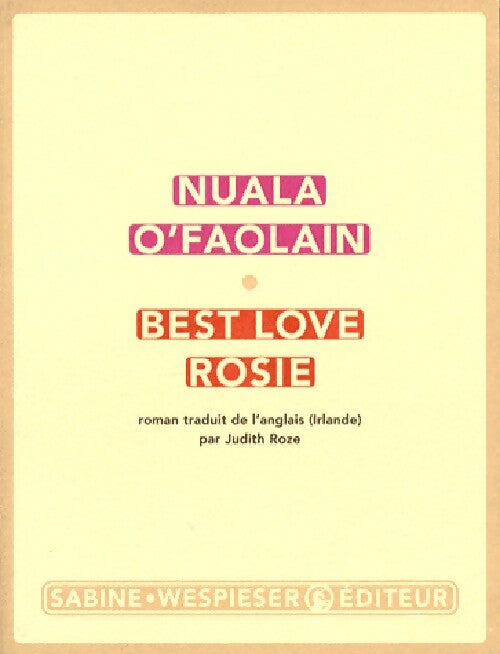 Livrenpoche : Best Love Rosie - Nuala O'Faolain - Livre