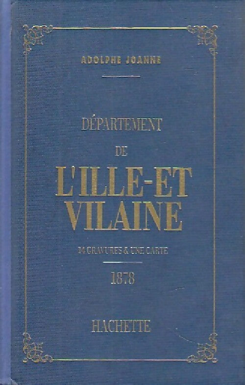 Département de l'Ille et Vilaine - Adolphe Joanne - Livre