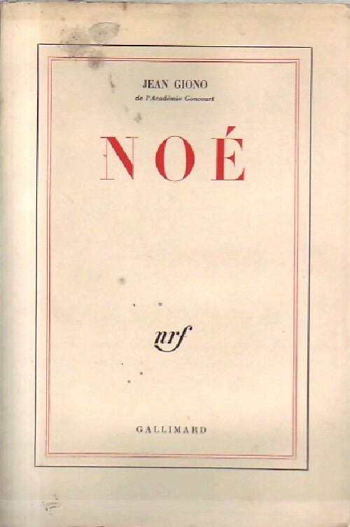 Livrenpoche : Noé - Jean Giono - Livre