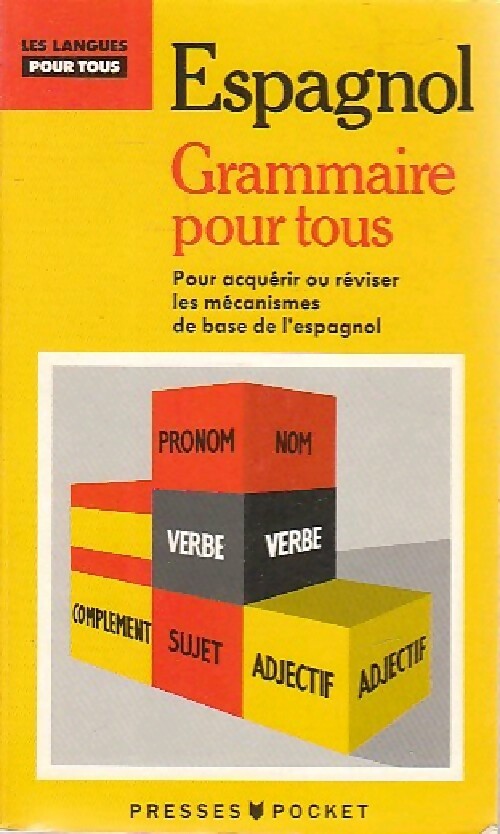 Espagnol : Grammaire pour tous - Jean Chapron - Livre