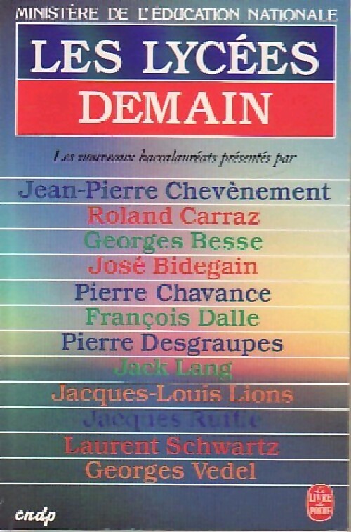 Livrenpoche : Les lycées demain  - Collectif - Livre