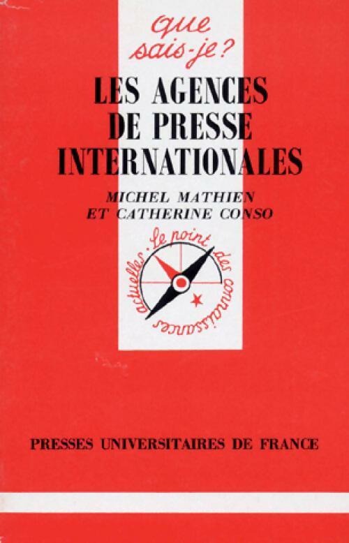 Livrenpoche : Les agences de presse internationales - Michel Mathien - Livre
