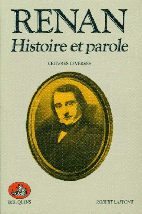 Livrenpoche : Histoire et parole ( Oeuvres diverses) - Renan - Livre