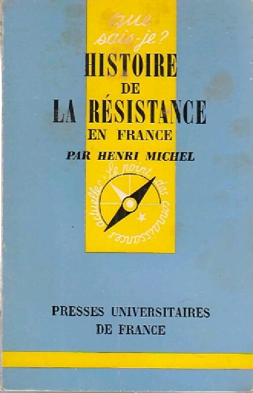 Livrenpoche : Histoire de la résistance en France - Henri Michel - Livre