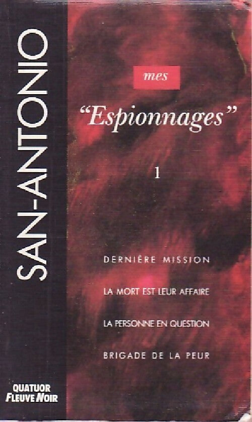 Livrenpoche : Mes espionnages Tome 1 - San-Antonio - Livre