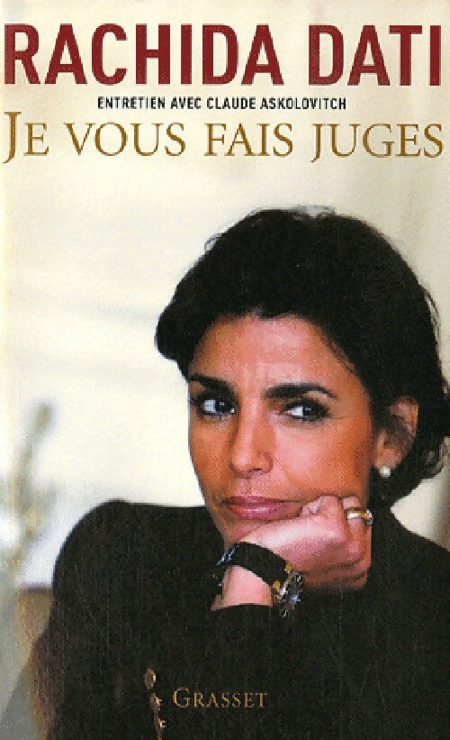 Livrenpoche : Je vous fais juge - rachida Dati - Livre
