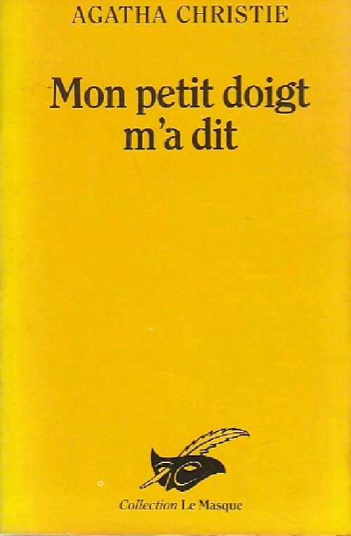 Livrenpoche : Mon petit doigt m'a dit - Agatha Christie - Livre