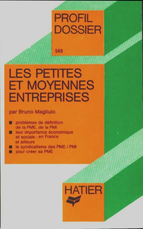 Livrenpoche : Les petites et moyennes entreprises - Bruno Magliulo - Livre