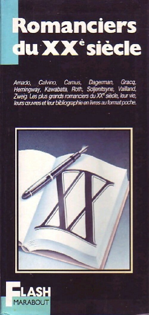 Livrenpoche : Romanciers du XXè siècle - Collectif - Livre