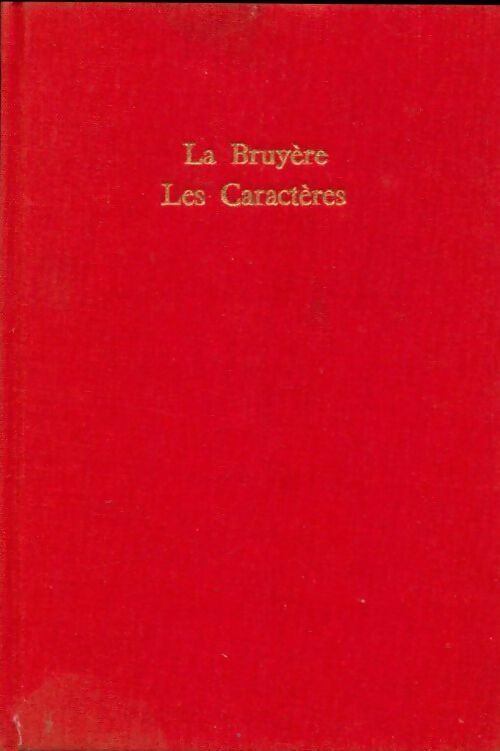 Livrenpoche : Les caractères - Jean De la Bruyère - Livre