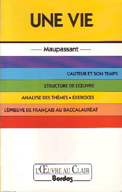Livrenpoche : Une vie - Guy De Maupassant, G. Maupassant - Livre
