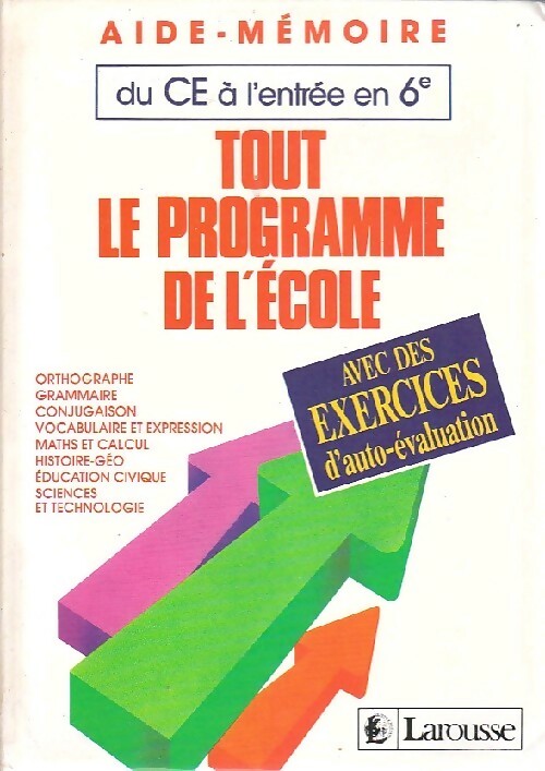 Livrenpoche : Aide-mémoire du CE à l'entrée en 6e - Inconnu - Livre