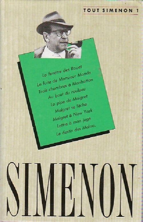 Tout Simenon Tome I - Georges Simenon - Livre