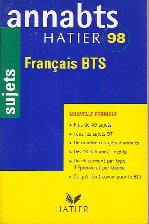 Livrenpoche : Français BTS - Anne Boyer-Vidal - Livre