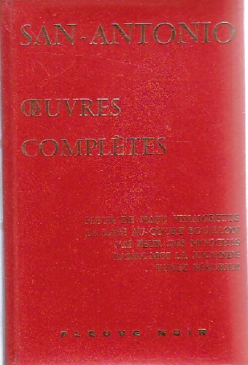 Livrenpoche : Oeuvres complètes Tome I - San-Antonio - Livre