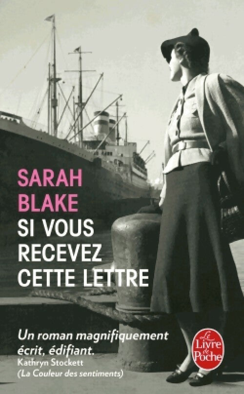 Livrenpoche : Si vous recevez cette lettre - Sarah Blake - Livre