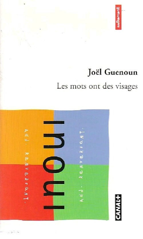 Livrenpoche : Les mots ont des visages - Joël Guenoun - Livre