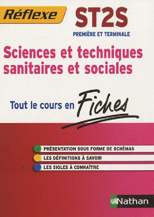 Livrenpoche : Sciences et techniques sanitaires et sociales ST2S - Céline Denoyer - Livre