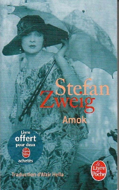 Livrenpoche : Amok - Stefan Zweig - Livre