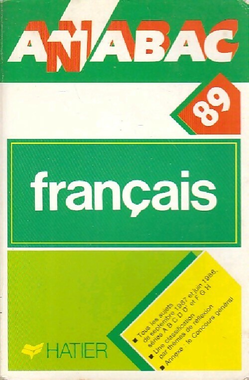 Livrenpoche : Français bac 1989 - Christine Géray - Livre