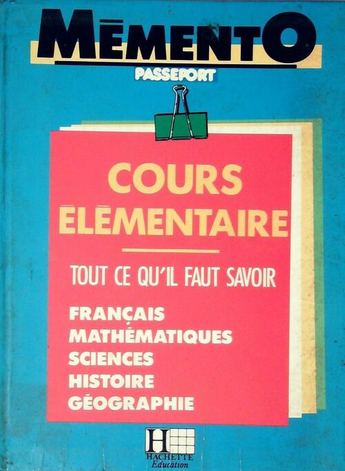 Livrenpoche : Cours élémentaire - Bernard Jenner - Livre