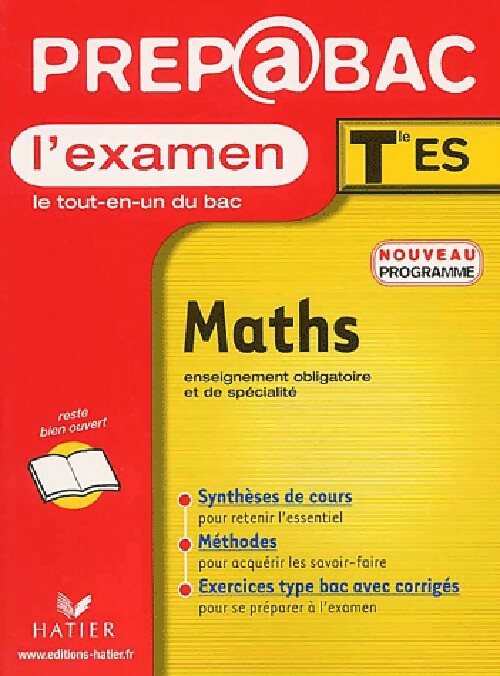 Maths Terminale S : l'examen - René Merckhoffer -  Prép@bac - Livre