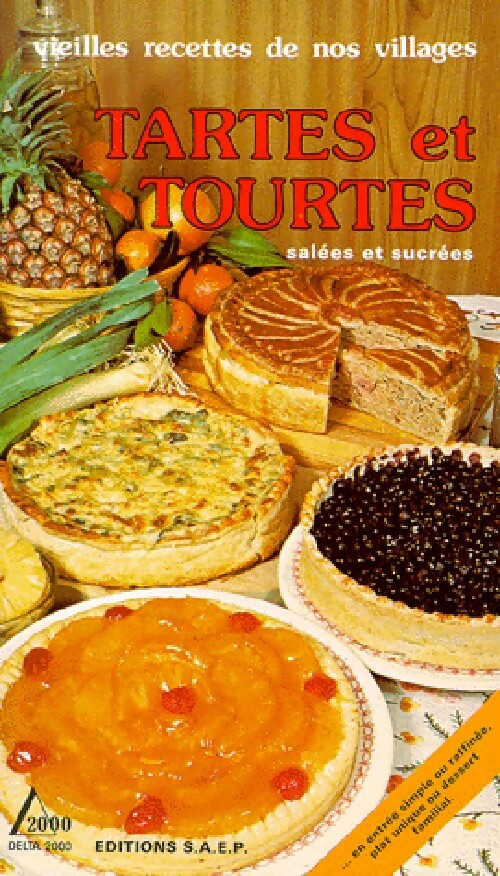 Livrenpoche : Tartes et tourtes salées et sucrées - Charlotte Cortinovis - Livre