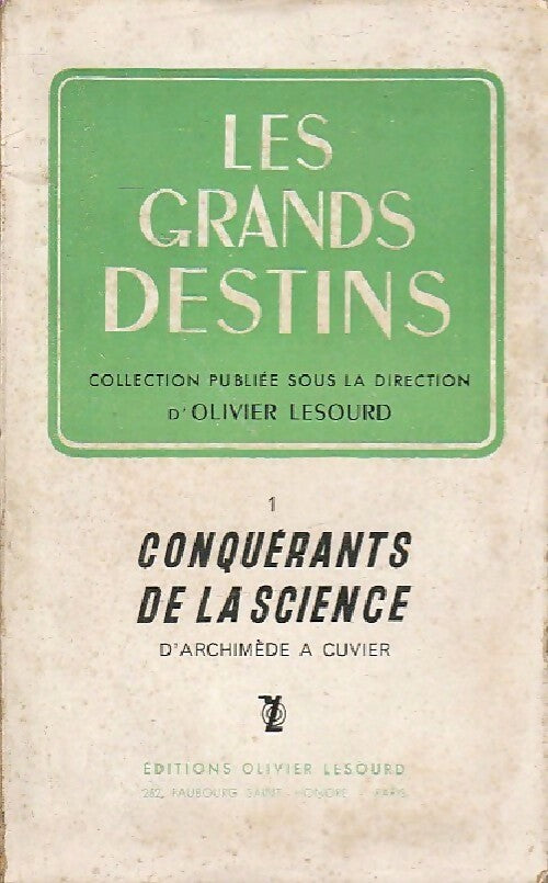 Livrenpoche : Conquérants de la science - Olivier Lesourd - Livre
