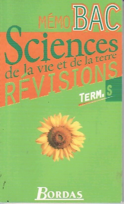 Sciences de la vie et de la terre Term.S : révisions - Henriette Homassel ; Jean-Marie Homassel -  MémoBac - Livre