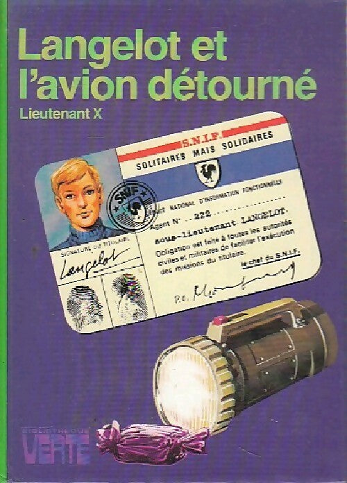 Langelot et l'avion détourné - Lieutenant X - Livre