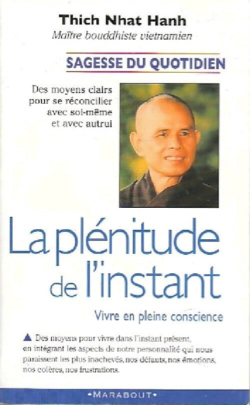 Livrenpoche : La plénitude de l'instant - Thich Nhat Hanh - Livre