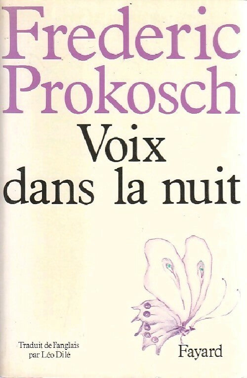 Livrenpoche : Voix dans la nuit - Frederic Prokosch - Livre