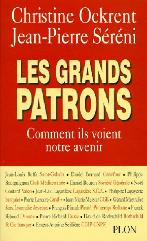 Livrenpoche : Les grands patrons - Jean-Pierre Sereni - Livre