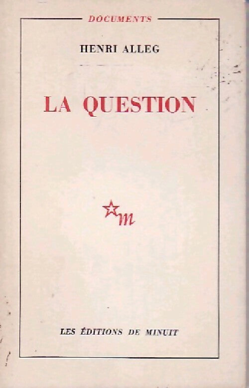 Livrenpoche : La question - Henri Alleg - Livre