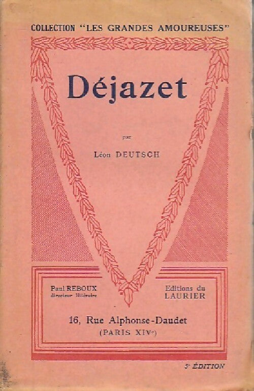 Livrenpoche : Déjazet - Léon Deutsch - Livre