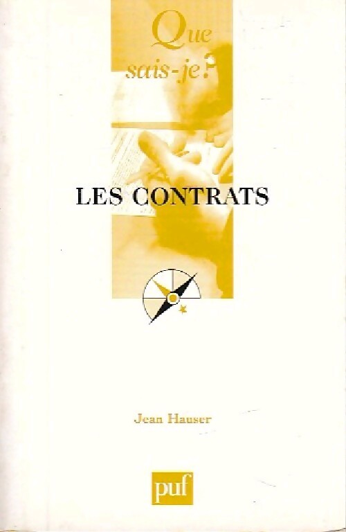 Livrenpoche : Les contrats - Jean Hauser - Livre