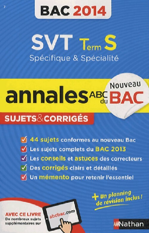 Livrenpoche : SvT TermS, Spécifique et spécialité. Sujets et corrigés , 2014 - Christophe Durand, Frédéric Lalevée - Livre