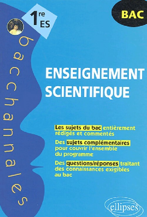 Livrenpoche : Enseignement scientifique 1ère ES - Véronique Brun - Livre