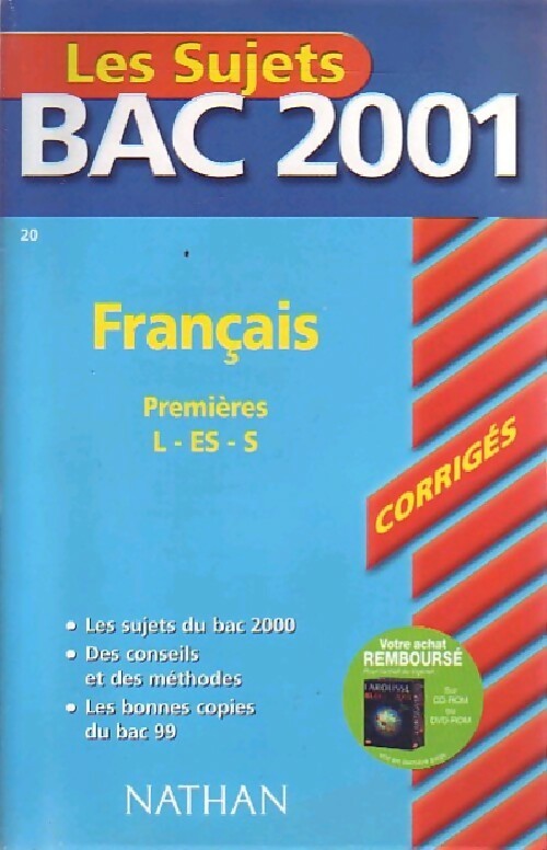 Livrenpoche : Français 1ère L-ES-S : Corrigés - Eliane Itti - Livre