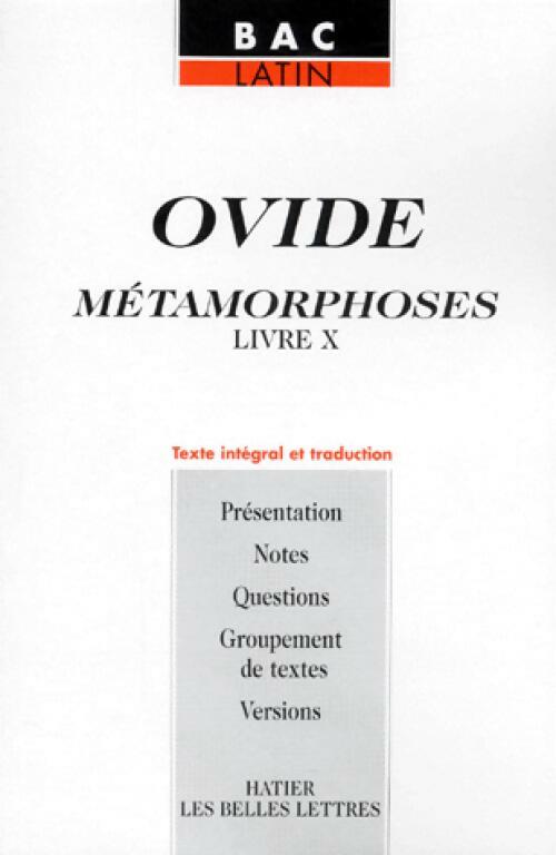 Livrenpoche : Métamorphoses (Livre X) - Ovide - Livre