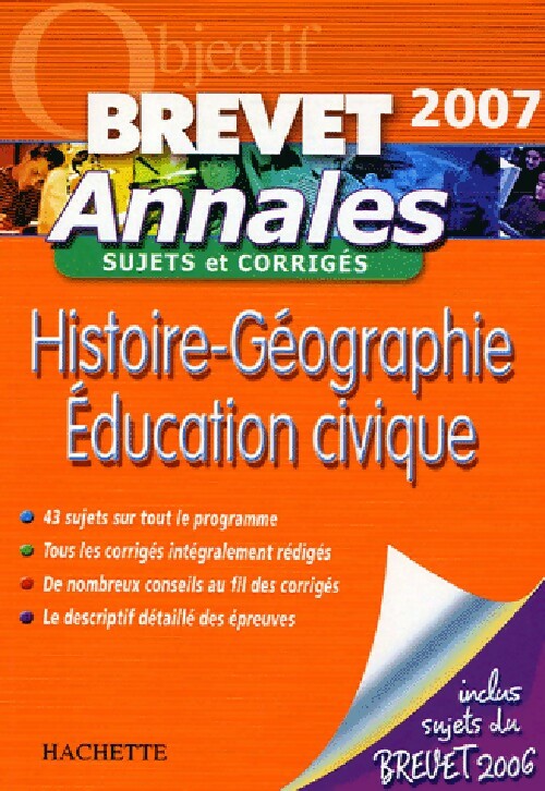 Livrenpoche : Histoire-géographie, Education civique Brevet Sujets et corrigés 2007 - Christophe Saisse - Livre