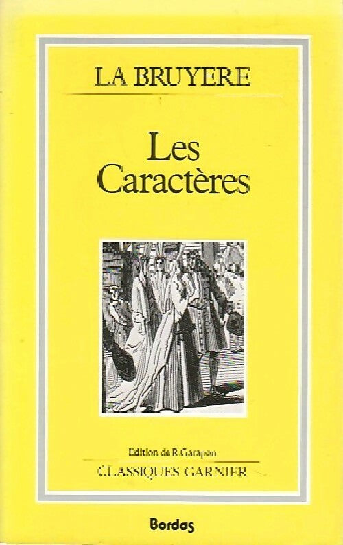 Livrenpoche : Les caractères - Jean De la Bruyère - Livre