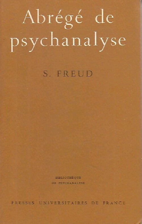 Livrenpoche : Abrégé de psychanalyse - Sigmund Freud - Livre
