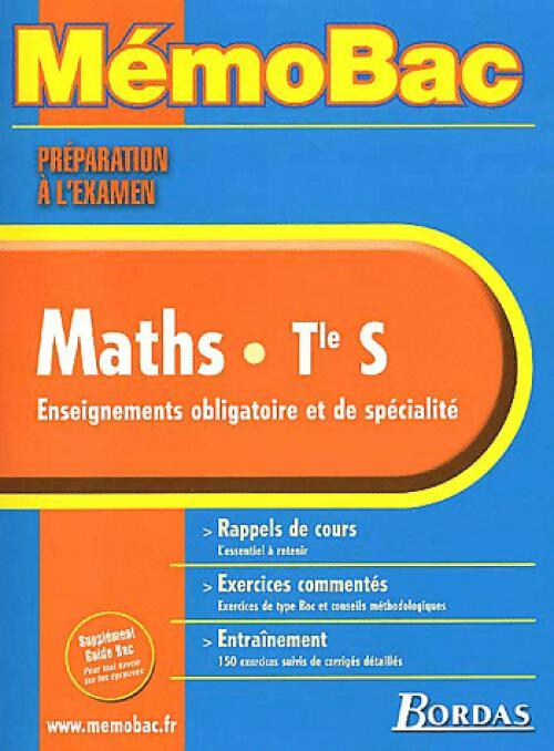 Maths Terminale S - Raymond Fleurat-Lessard -  MémoBac - Livre
