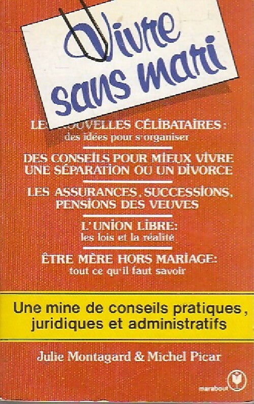 Livrenpoche : Vivre sans mari - Julie Montagnard - Livre