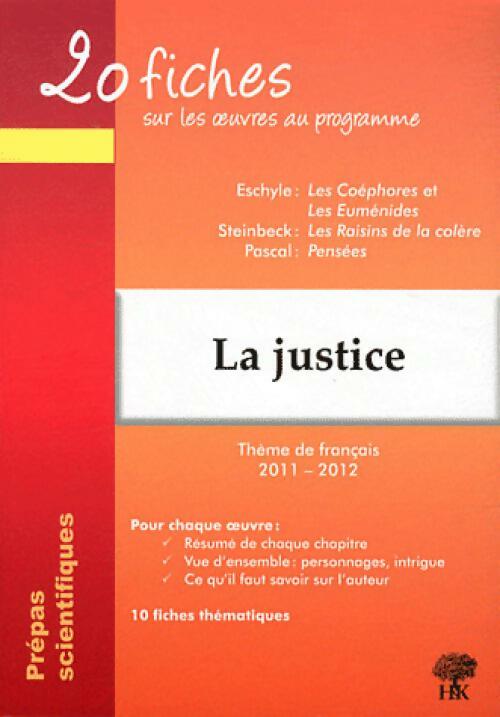 Livrenpoche : La justice - Collectif - Livre