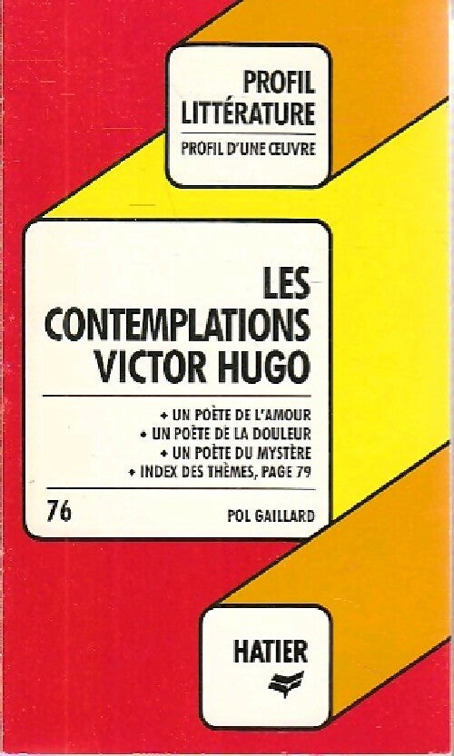 Livrenpoche : Les contemplations - Victor Hugo - Livre