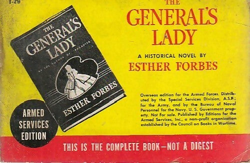 Livrenpoche : The general's lady - Esther Forbes - Livre