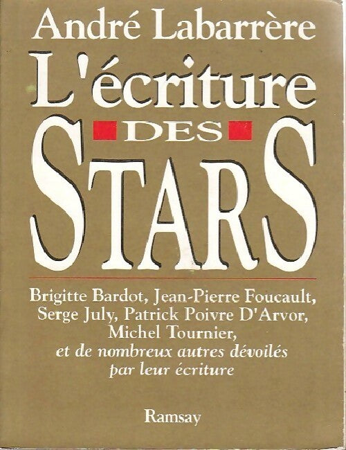 Livrenpoche : L'écriture des stars - Labarrere A. - Livre