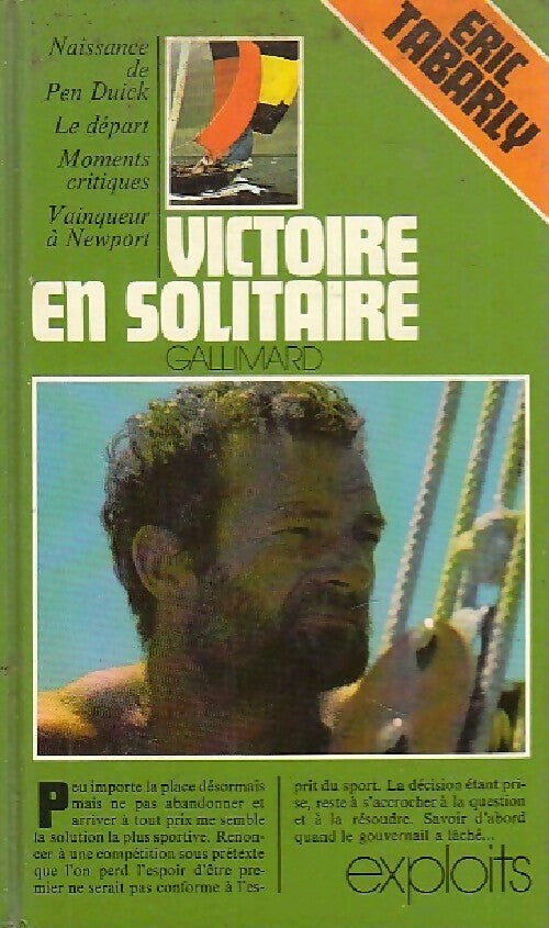 Livrenpoche : Victoire en solitaire - Eric Tabarly - Livre